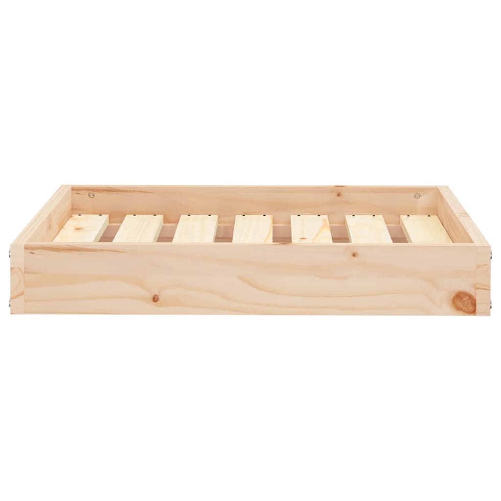 NNEVL Dog Bed 61.5x49x9 cm Solid Wood Pine